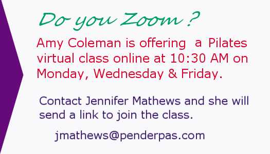 Amy Coleman Virtual Pilates Class